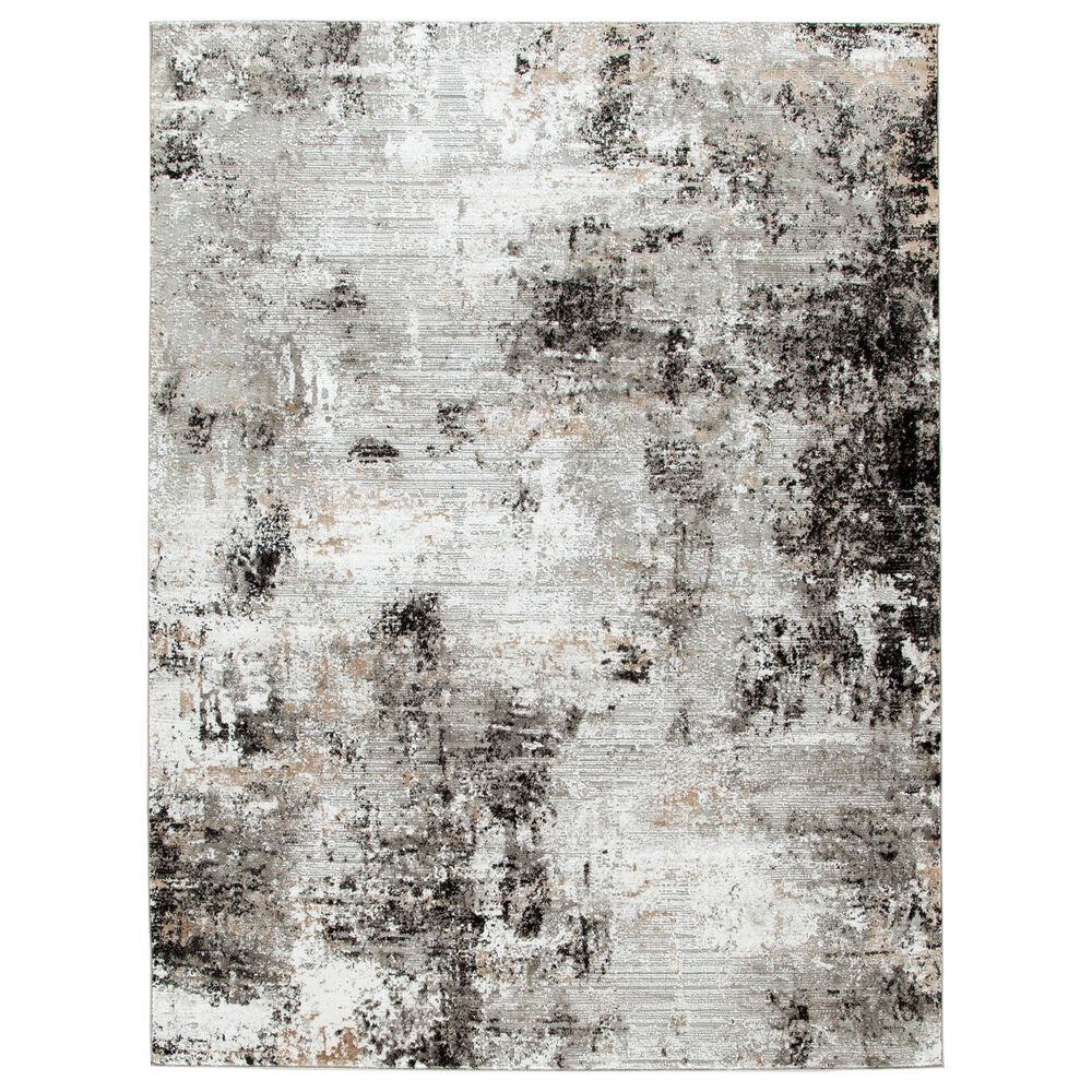 Ashley Langwell 5" x 7" Black, Gray and White Area Rug, , large