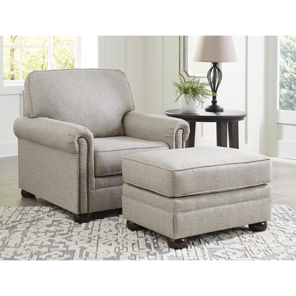 Ashley Gaelon Ottoman in Dune, , large