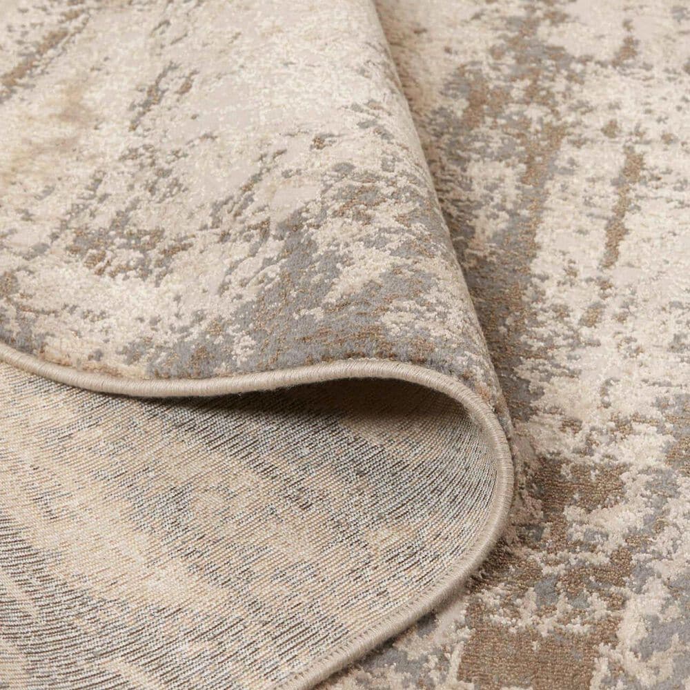 Feizy Parker 9&#39; x 12&#39; Silver and Beige Area Rug, , large