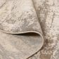 Feizy Parker 9" x 12" Silver and Beige Area Rug, , large