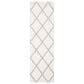 Safavieh Parma Shag PMA515A 2"3" x 11" Cream and Grey Runner, , large