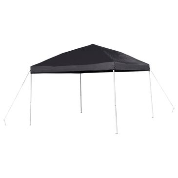 Flash Furniture Harris 10" Black Canopy Tent with Carry Bag with Base, , large