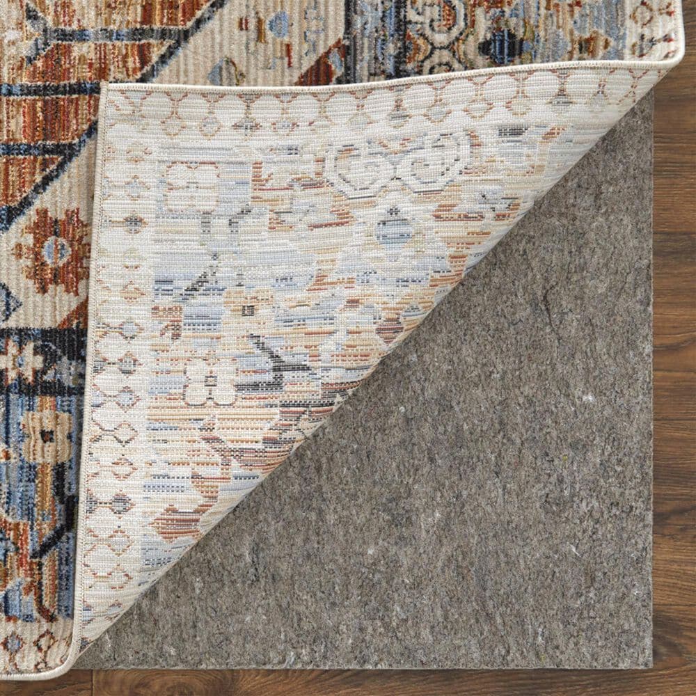 Feizy Melrose 9&#39; x 12&#39;8&quot; Ivory and Rust Area Rug, , large
