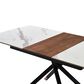 Blue River Alora Extendable Dining Table in Black, Copper, Light Grey and Walnut - Table Only, , large