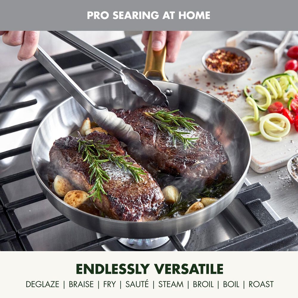 Green Pan Reserve 2-Piece Frypan Set in Stainless Steel, , large