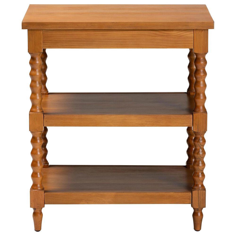 Baxton Studio Imogene Retro-Modern End Table in Walnut Brown, , large