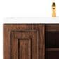 James Martin Vanities Alicante 39.5" Single Bathroom Vanity in Mid Century Acacia and Radiant Gold with 5 cm White Glossy Resin Top and Rectangular Sink, , large