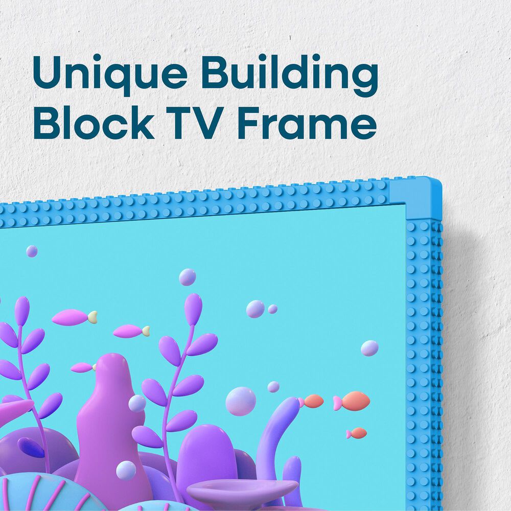 Element 32" Class 1080P FHD Building Block in Blue - Smart Roku TV, , large