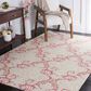 Safavieh Micro-Loop 4" x 6" Pink and Beige Area Rug, , large