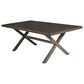 Steve Silver Co. Marina 80" Rectangular Patio Dining Table in Dark Walnut, , large