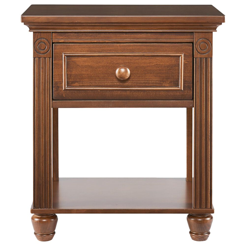 Baby Cache Montana 1-Drawer Nightstand in Brown Sugar, , large