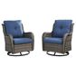 Sunwell Garden 6-PiecePatio Conversation Set with Gray in Blue, , large
