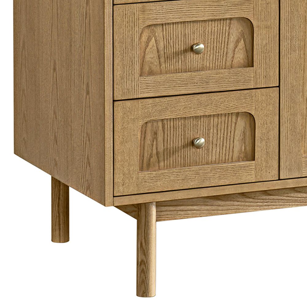 James Martin Vanities Laurent 60&quot; Single Bathroom Vanity Cabinet in Light Natural Oak, , large