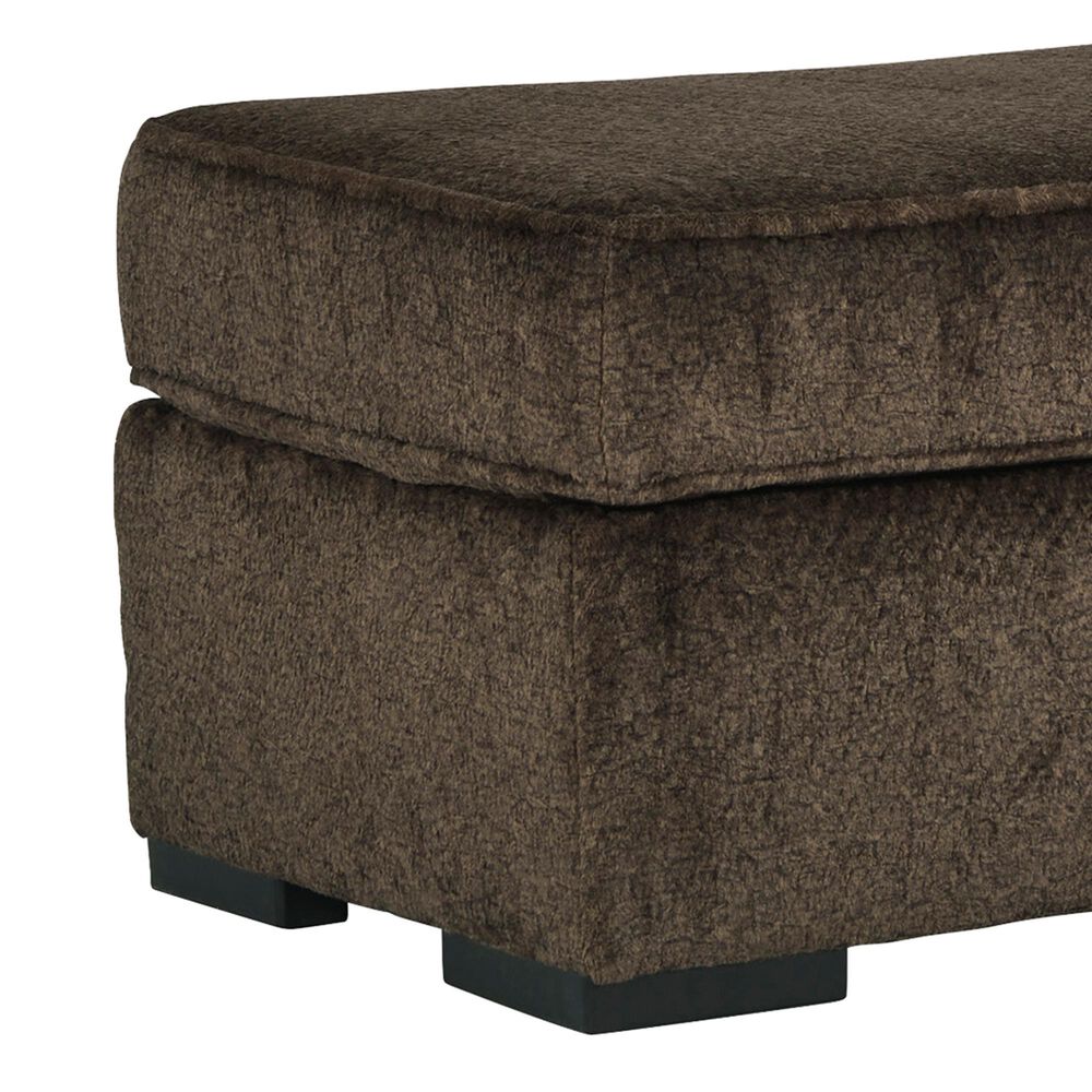 Ashley Aylesworth Ottoman in Chocolate, , large