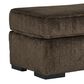 Ashley Aylesworth Ottoman in Chocolate, , large