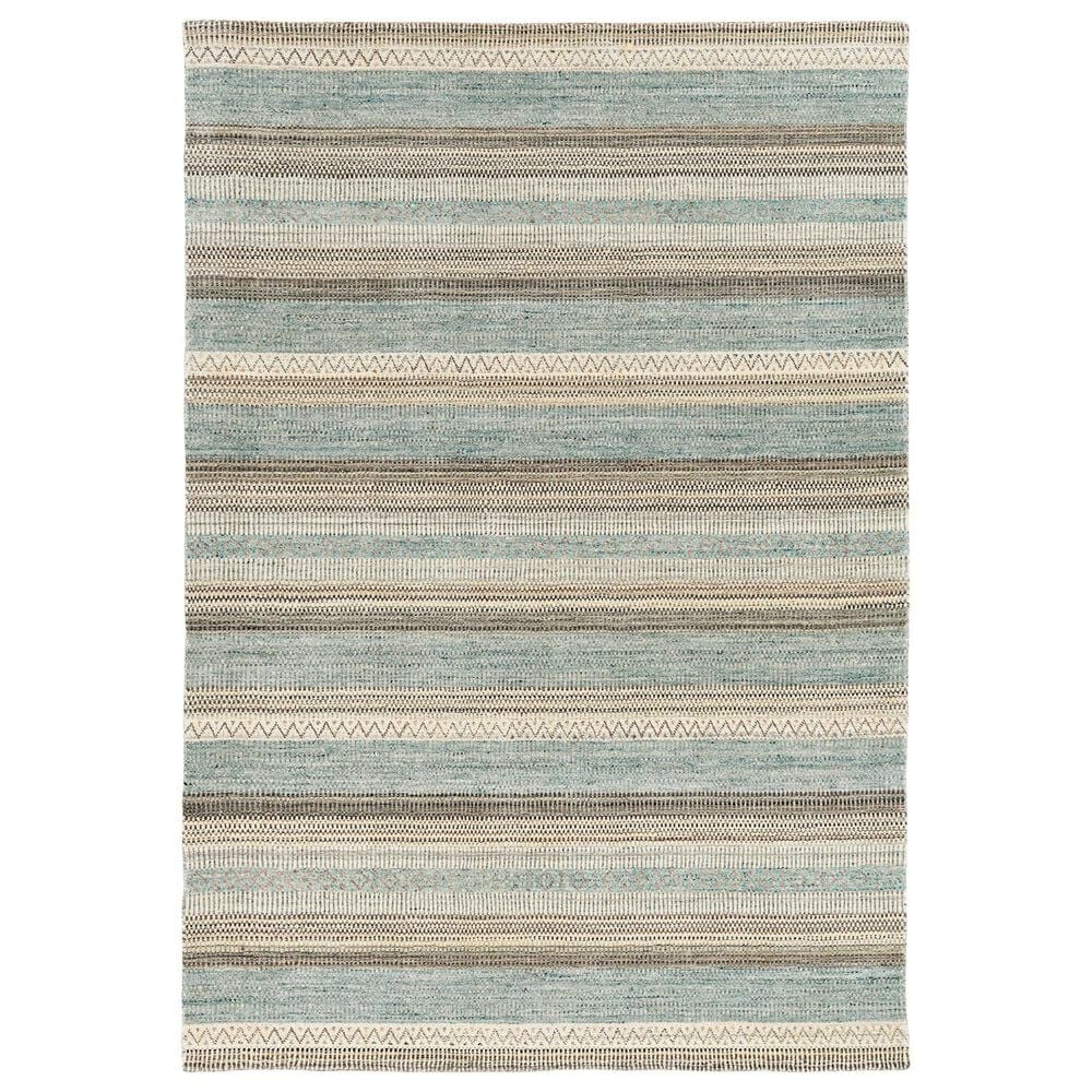 Radici USA Sondrio 10" x 14" Light Blue Area Rug, , large