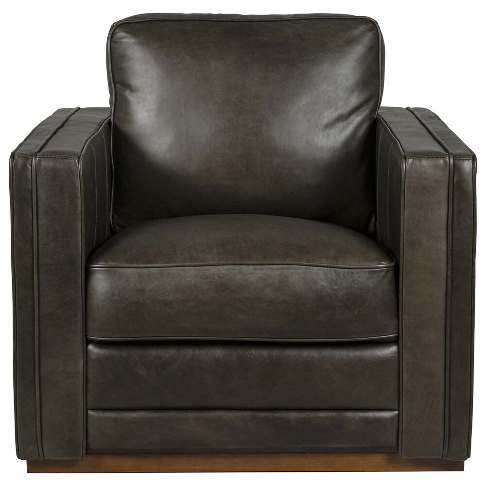 Sienna Designs Leather Accent Chair in Westerwood Smoke, , large