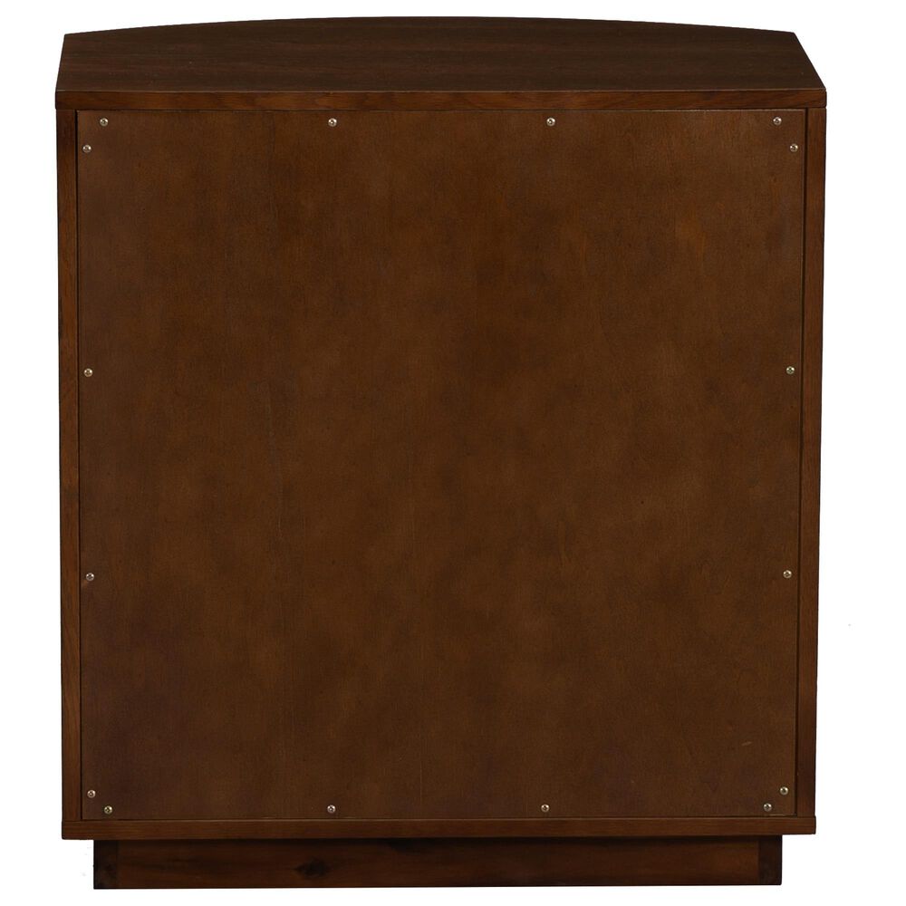 Linon Home Decor Chantel 3-Drawer Nightstand in Walnut, , large