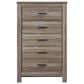 Ashley Zelen 5-Piece King Bedroom Set in Warm Gray, , large
