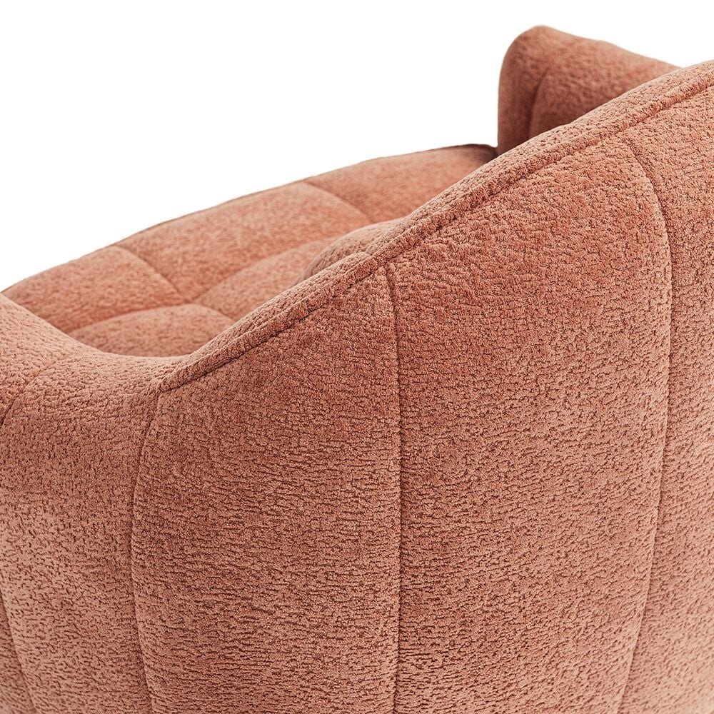 Jennifer Taylor Home Louie 30.5" Modern Dog Sofa Bed with Bone Pillow in Spice Orange, , large