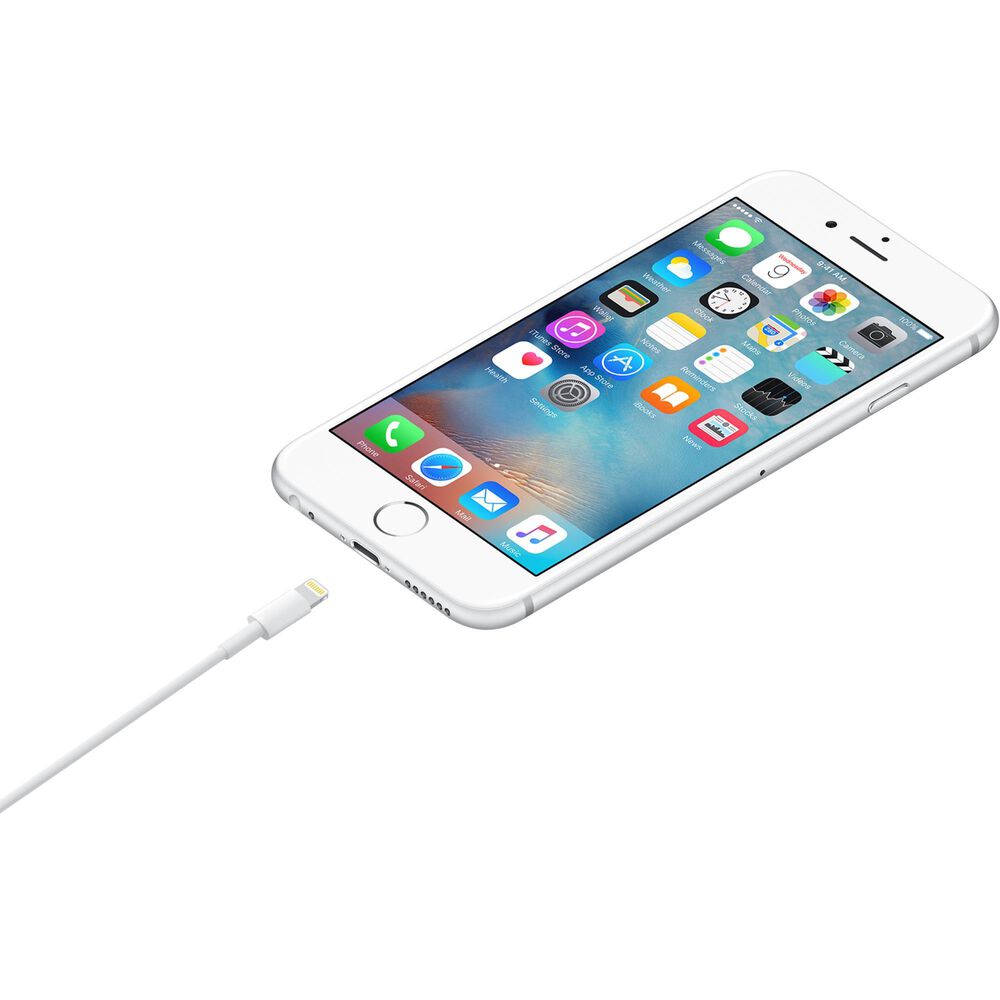 Apple Lightning to USB Cable in White, , large