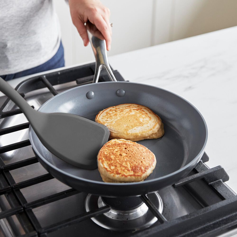 Green Pan Platinum Silicone Solid Turner in Charcoal Grey, , large