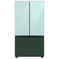 Samsung Bespoke Bespoke 3-Door French Door Refrigerator Top Panel in Morning Blue Glass, , large