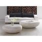 Phillips Collection River Stone Small Patio Coffee Table in Roman Stone, , large