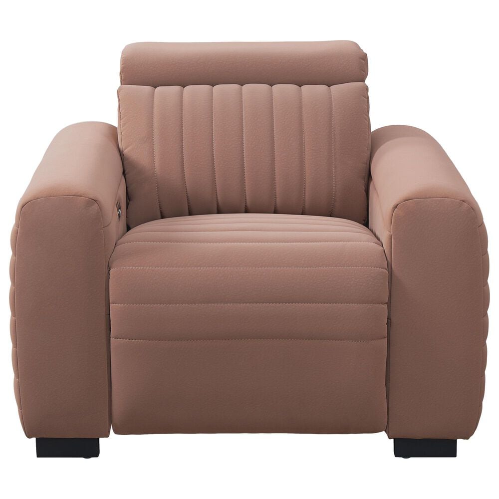 Stitch Power Recliner with Power Headrest in Pardo, , large