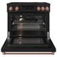Thor Kitchen Gordon Ramsay 6 Cu. Ft. Professional Induction Range with Rose Gold Handle Kit in Black, , large