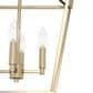 Hunter Laurel Ridge 15" 4-Light Lantern Pendant in Alturas Gold, , large
