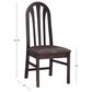 Linon Home Decor Jesper Side Chair in Dark Brown (Set of 2), , large