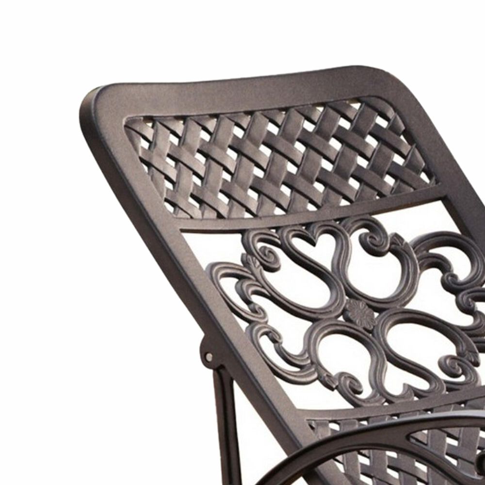 Homestyles Sanibel Chaise Lounge without Cushions in Black, , large