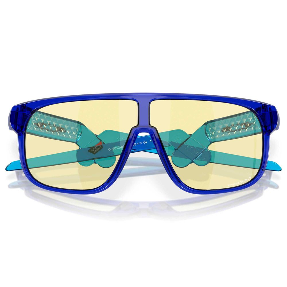 Oakley Inverter Youth Fit Gaming Sunglasses with Yellow Prizm Gaming Lenses in Crystal Blue, , large