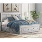 Ashley Makidern King Storage Bed with Six Drawers in Whitewash, , large