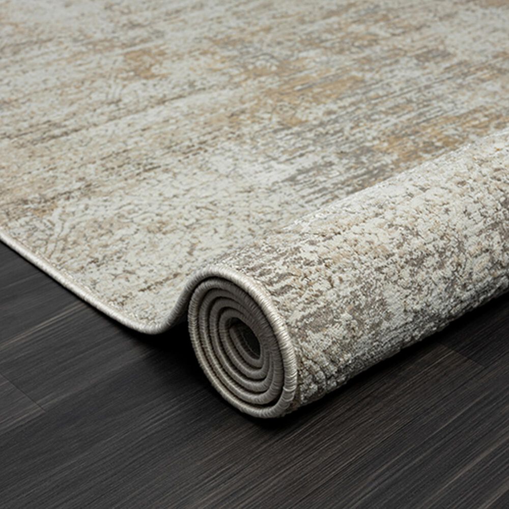 L&amp;R Resources Brisbane Gray and Beige 10&#39; x 13&#39;10&quot; Area Rug, , large