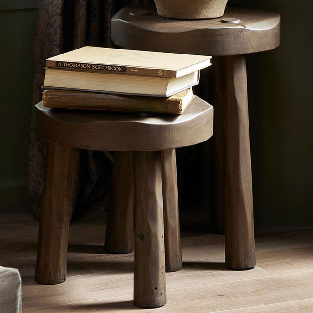 Four Hands Maha Accent Table in Aged Belgium Bleach, , large