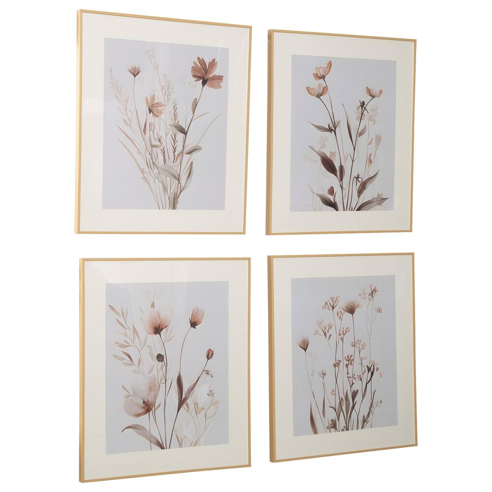 Ashley Chettings 23" x 27" Wall Art in Beige, Gray and Blush (Set of 4), , large