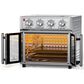 HOMLUX 26 Qt Extra-Large Air Fryer Toaster Oven in Silver, , large