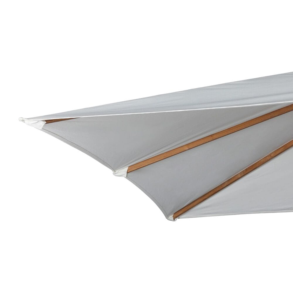 Four Hands Baska 7' x 9.8' Outdoor Rectangular Umbrella without Base in Arashi Salt, , large