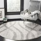 Safavieh Adirondack ADR125C 4" Round Cream and Gray Area Rug, , large