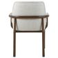 Theodore Alexander Kesden Arm Chair with Halo Upholstered in Pyramid Brown, , large