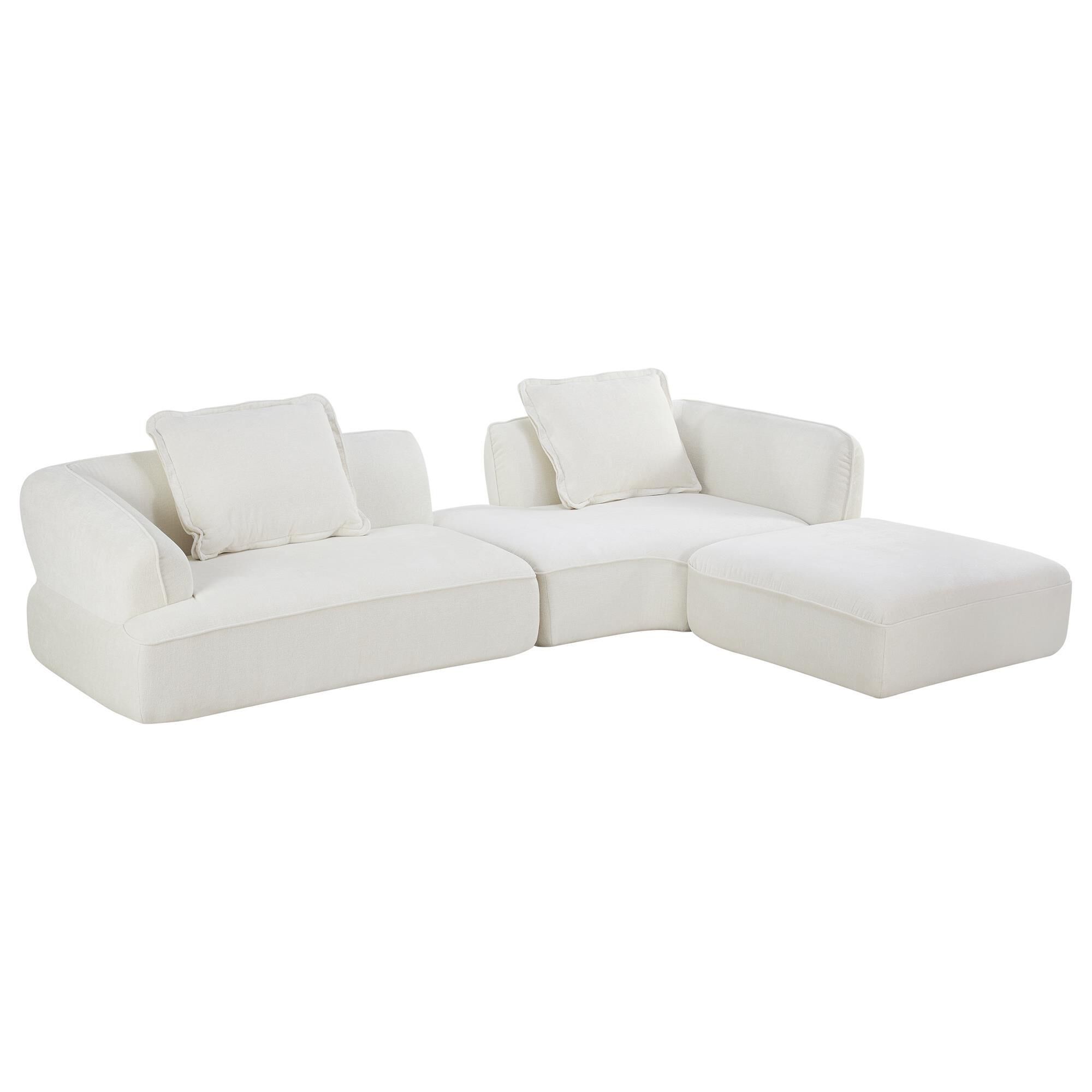 Hearth and Haven 2-Piece Right Facing L-Shaped Sectional Sofa with