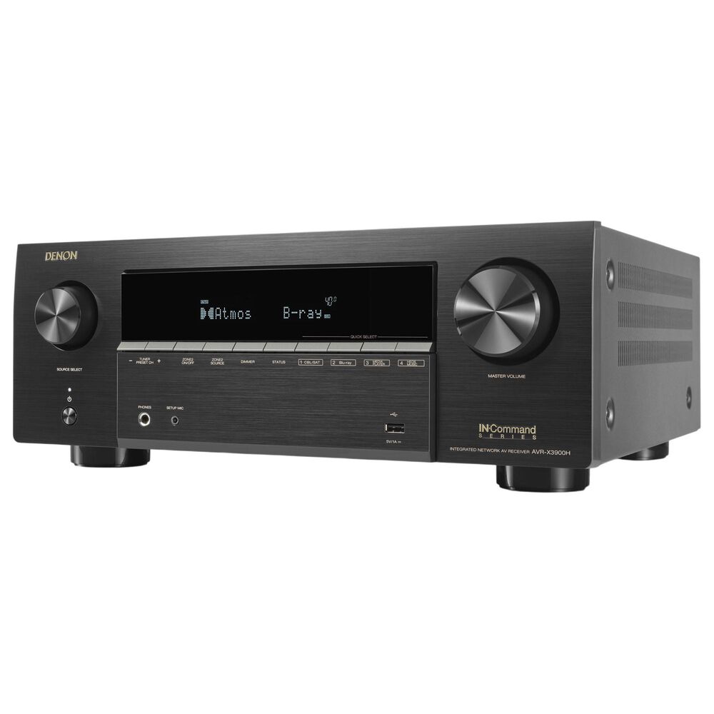 Denon 105W 9.4 Channels AV Receiver in Black, , large