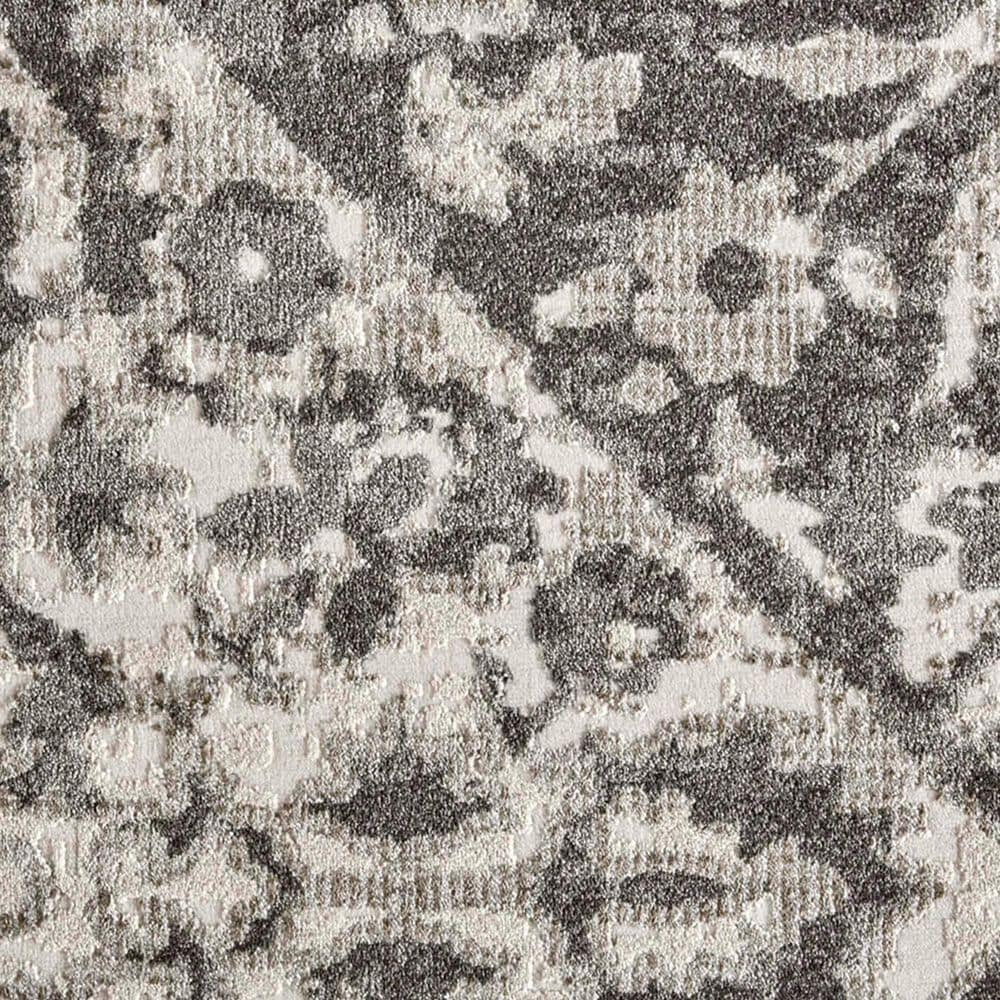 Feizy 3876F Kano Gray / Ivory 2&#39;2&quot; x 3&#39; Area Rug, , large
