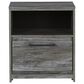 Ashley Baystorm 3-Piece King Panel Bed Set in Gray, , large