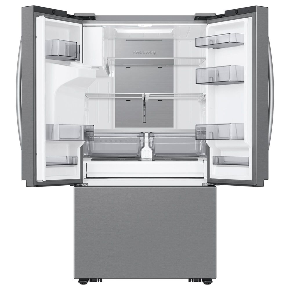 Samsung 30 Cu. Ft. 3-Door French Door Refrigerator with Family Hub in Stainless Steel, , large
