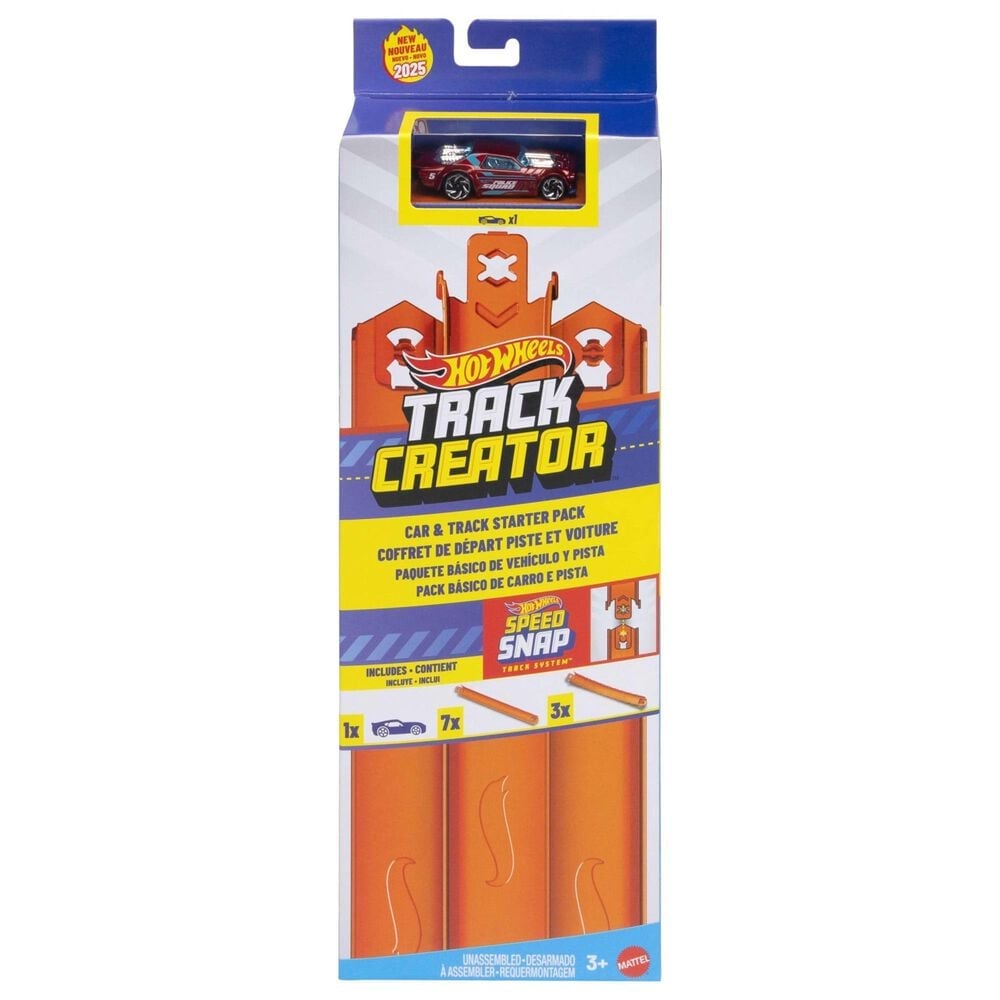 Mattel Track Creator Starter Set with Toy Vehicle in Multicolor, , large