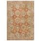 Surya Mona Lisa 12" x 15" Brick Red, Mustard, Tan, Sage, Dark Blue, Olive and Burgundy Area Rug, , large