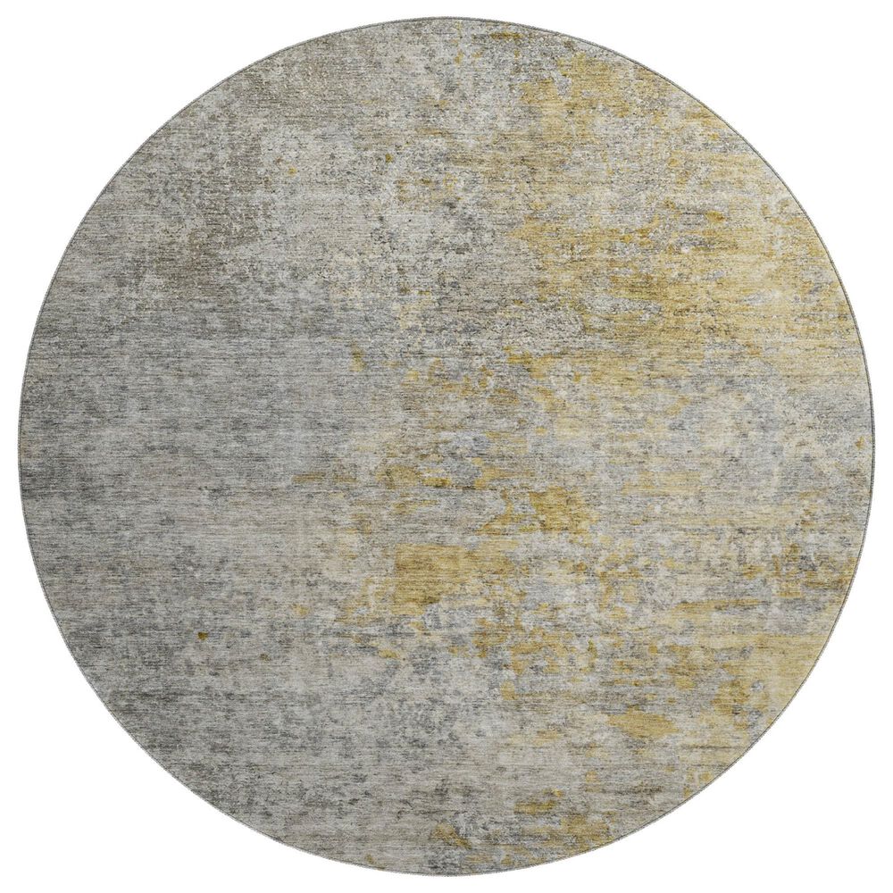 Dalyn Rug Company Trevi TV13 8" Round Gray Area Rug, , large